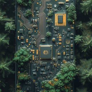 Miniature phone wallpaper