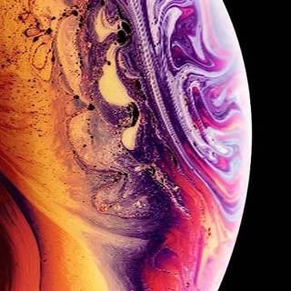 iPhone 11 orange wallpaper