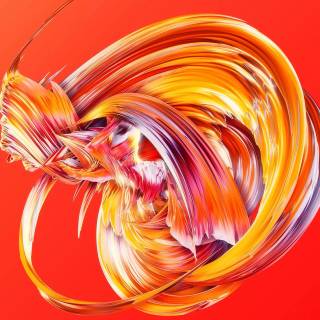 iPhone 11 orange wallpaper