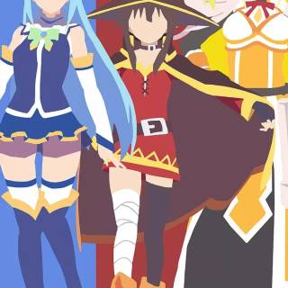 Konosuba Darkness phone wallpaper
