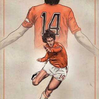 Johan Cruyff iPhone wallpaper