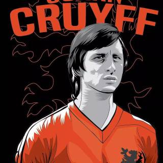 Johan Cruyff iPhone wallpaper