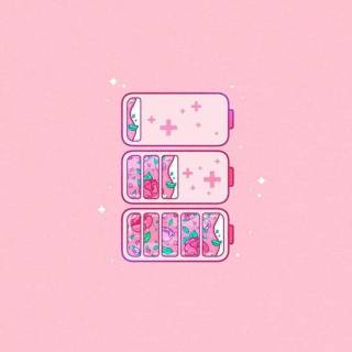 iPhone pink anime wallpaper