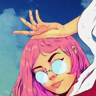 iPhone pink anime wallpaper