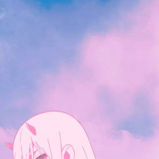 iPhone pink anime wallpaper