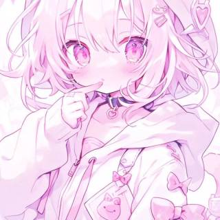 iPhone pink anime wallpaper