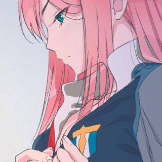 iPhone pink anime wallpaper