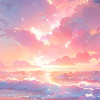 iPhone pink anime wallpaper