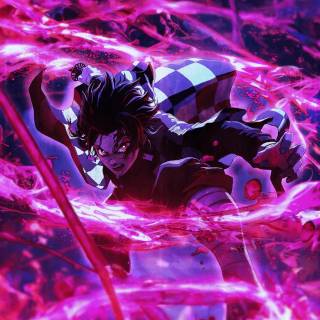 iPhone pink anime wallpaper