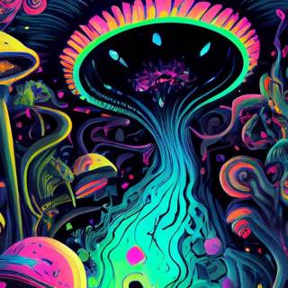 Aesthetic trippy phone wallpaper