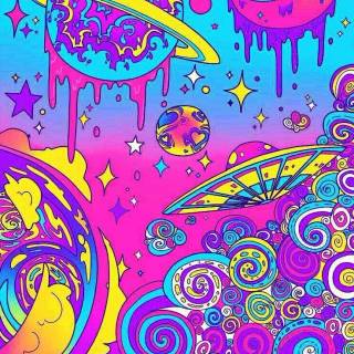 Aesthetic trippy phone wallpaper