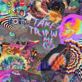 Aesthetic trippy phone wallpaper