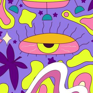 Aesthetic trippy phone wallpaper