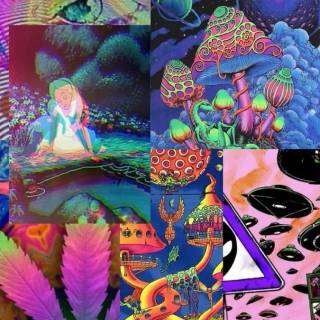 Aesthetic trippy phone wallpaper