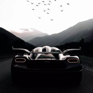 Black Koenigsegg wallpaper