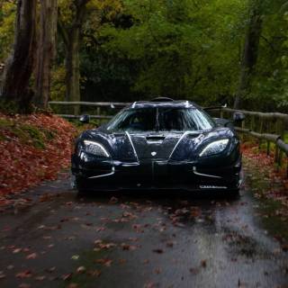 Black Koenigsegg wallpaper