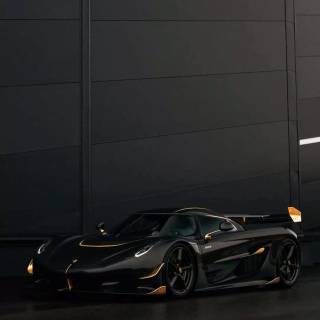 Black Koenigsegg wallpaper