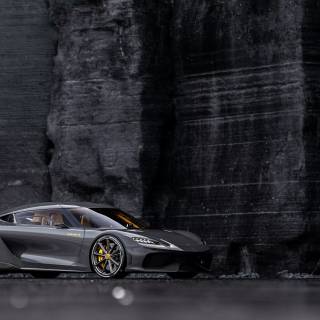 Black Koenigsegg wallpaper