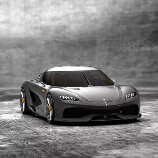 Black Koenigsegg wallpaper