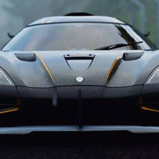 Black Koenigsegg wallpaper