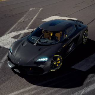 Black Koenigsegg wallpaper