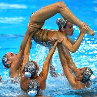 Synchronized swimming wallpaper