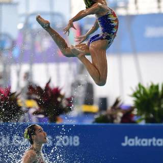 Synchronized swimming wallpaper