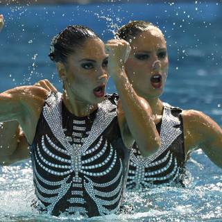 Synchronized swimming wallpaper