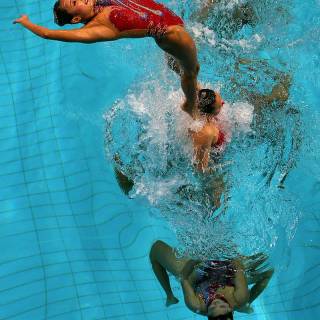 Synchronized swimming wallpaper