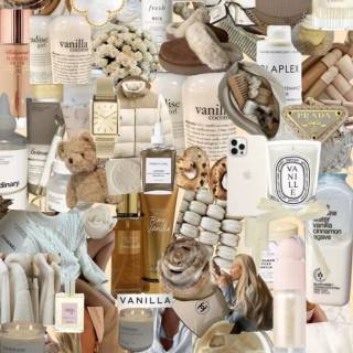 Skincare collage wallpaper