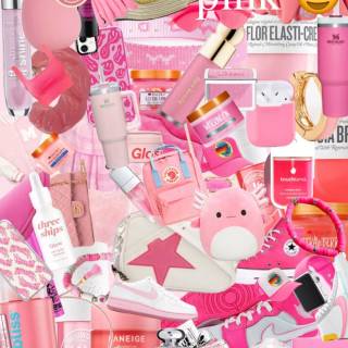 Skincare collage wallpaper