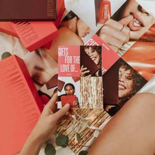 Skincare collage wallpaper