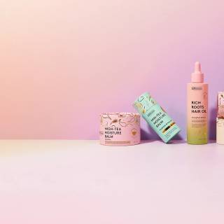 Skincare collage wallpaper