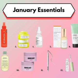 Skincare collage wallpaper