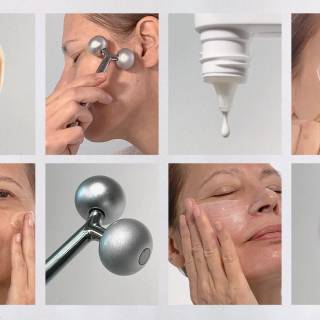 Skincare collage wallpaper