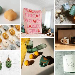 Skincare collage wallpaper