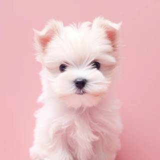 Maltese puppy wallpaper