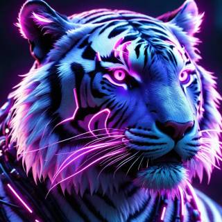 Lightning tiger wallpaper