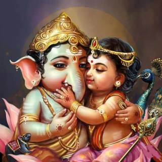 Murugan and Vinayagar wallpaper