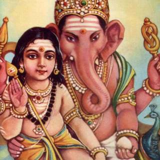 Murugan and Vinayagar wallpaper