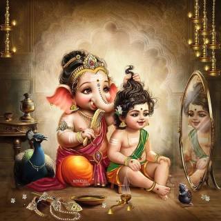 Murugan and Vinayagar wallpaper