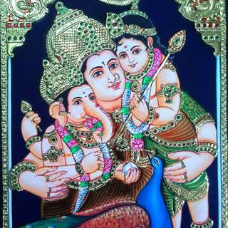 Murugan and Vinayagar wallpaper