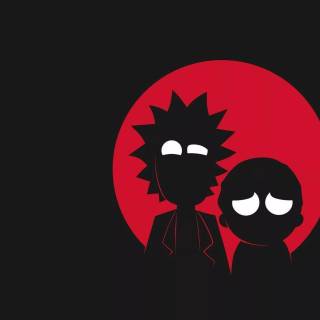 Rick and Morty dual monitor wallpaper