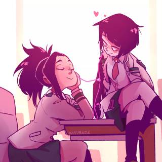 Momo x Jirou wallpaper