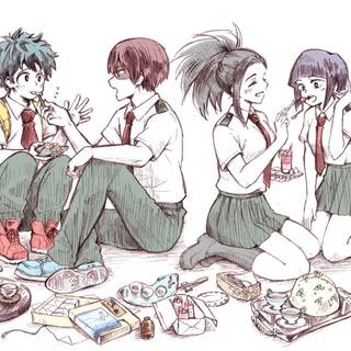 Momo x Jirou wallpaper