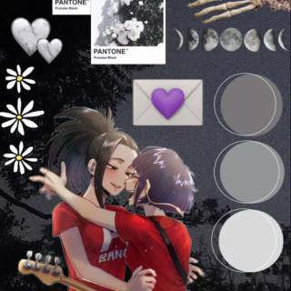 Momo x Jirou wallpaper