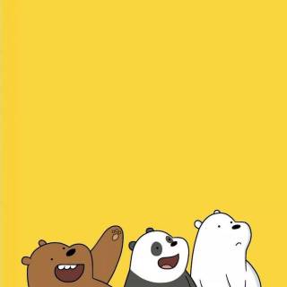 Yellow bear wallpaper