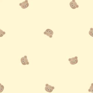 Yellow bear wallpaper