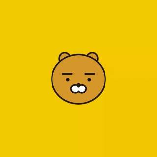 Yellow bear wallpaper