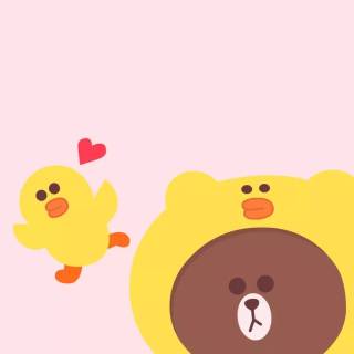 Yellow bear wallpaper